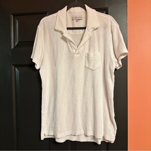 Men’s Orlebar Brown Terry Towelling Resort Polo Shirt